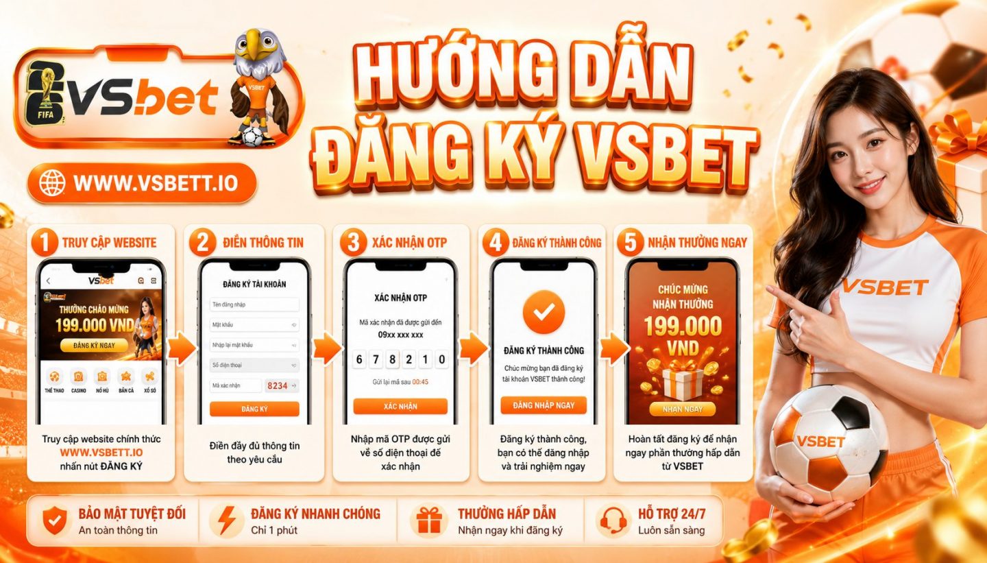 Hướng dẫn đăng ký Vsbet trên điện thoại chi tiết